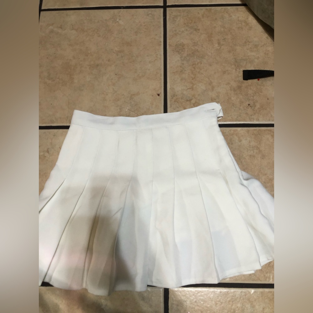White skirt